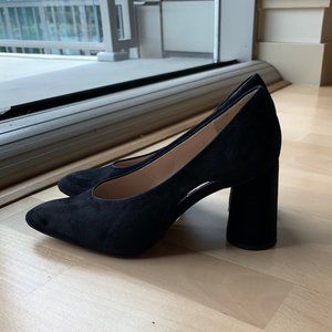 Topshop cutout suede pumps sz 6